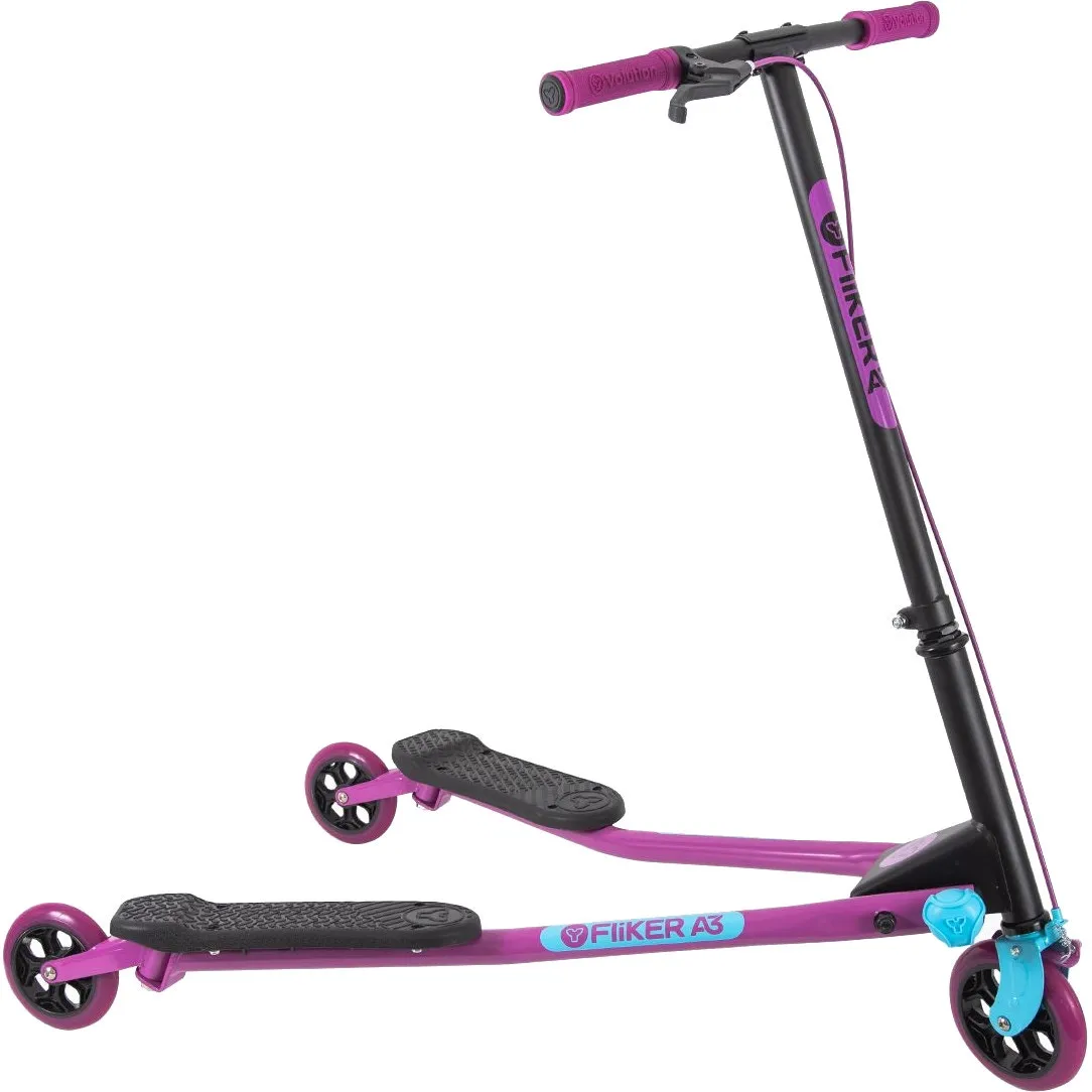 Yvolution Y Fliker A3 Air Scooter - Purple/Light Blue
