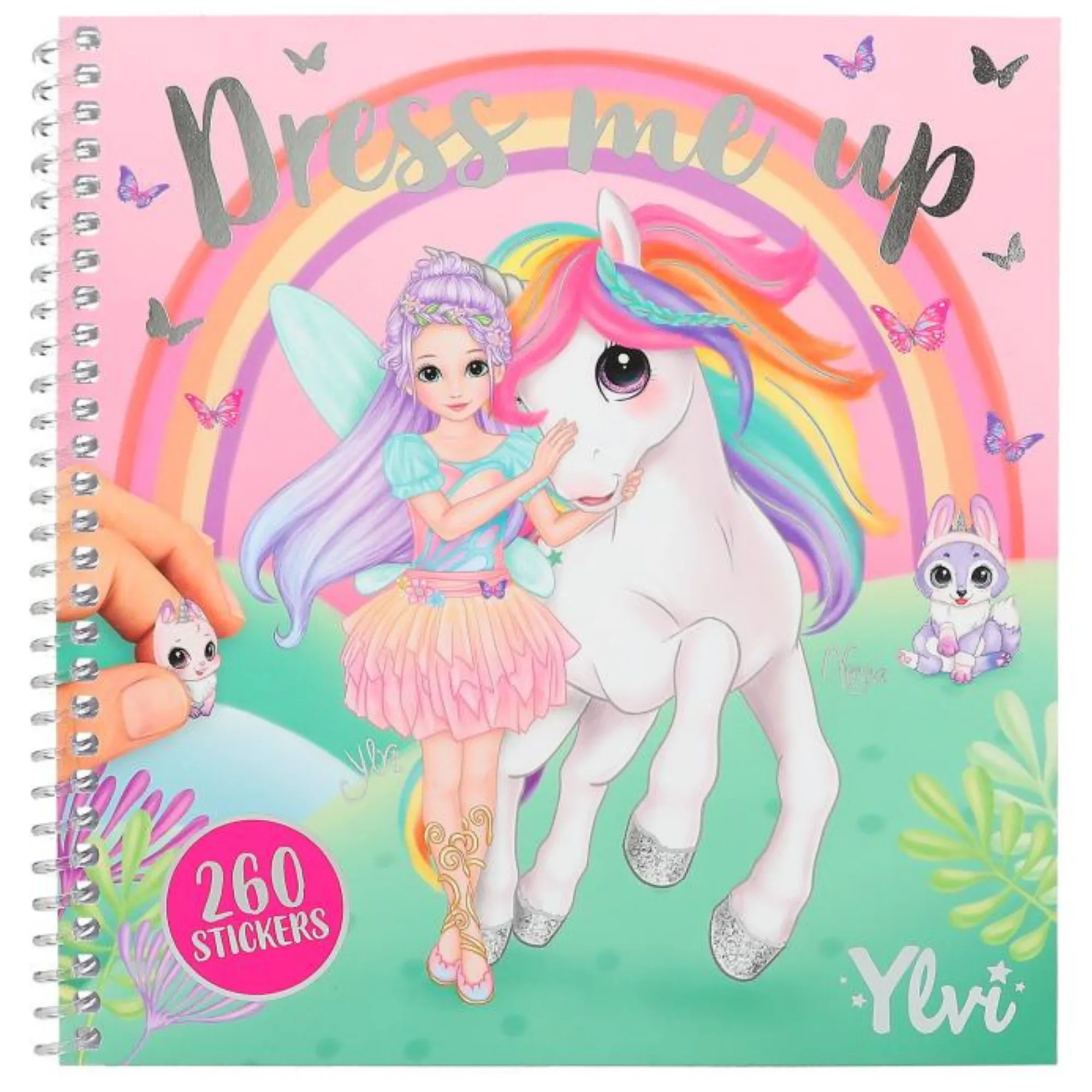 Ylvi Unicorn Dress Me Up Stickerbook