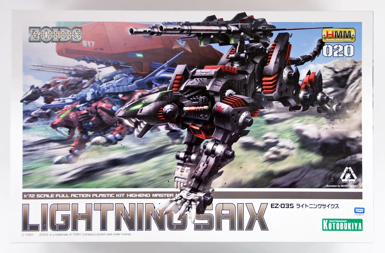 Kotobukiya ZD036 Zoids EZ-035 Lightning Saix 1/72 Scale Kit