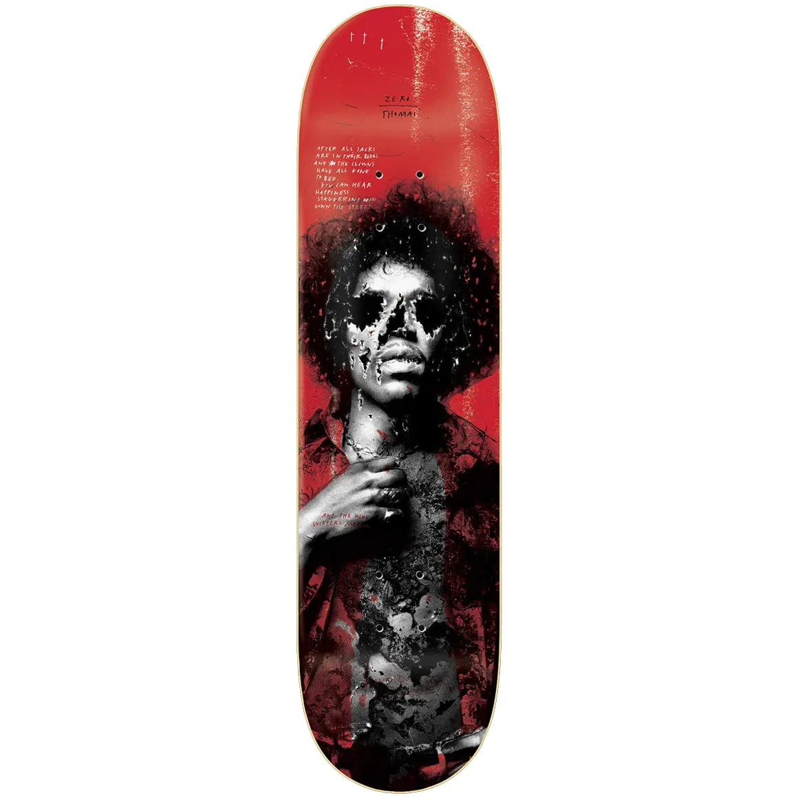 Zero 27 Club Thomas Skateboard Deck 8''