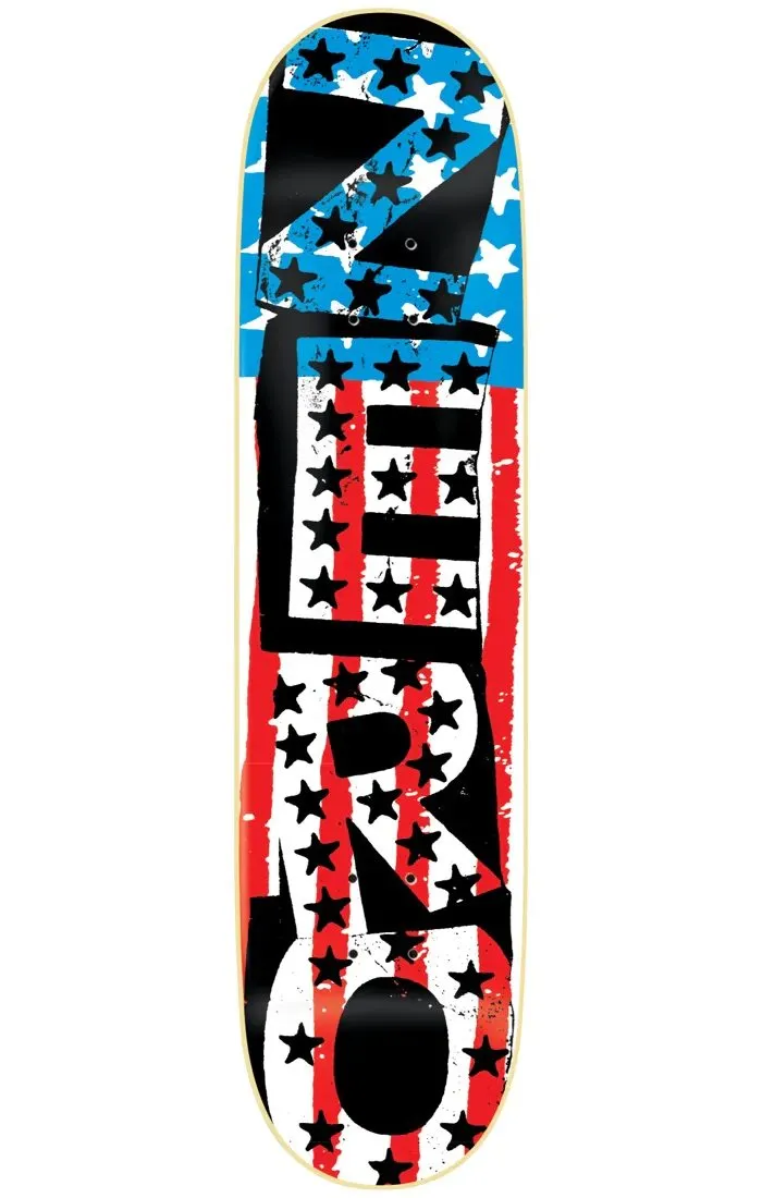 Zero American Punk Skateboard Deck - 8.25''