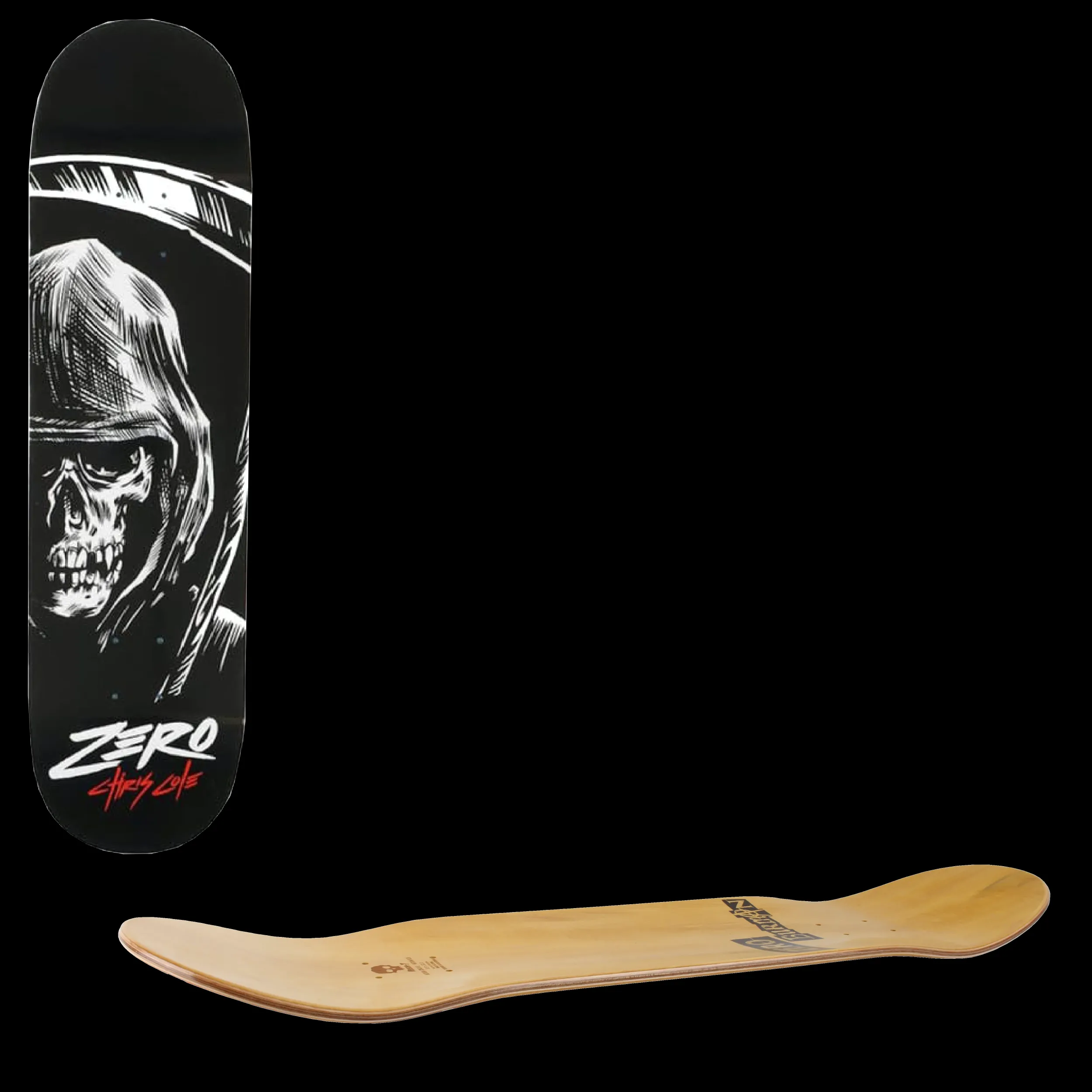 Zero Cole Reaper Skateboard Deck 8.25''