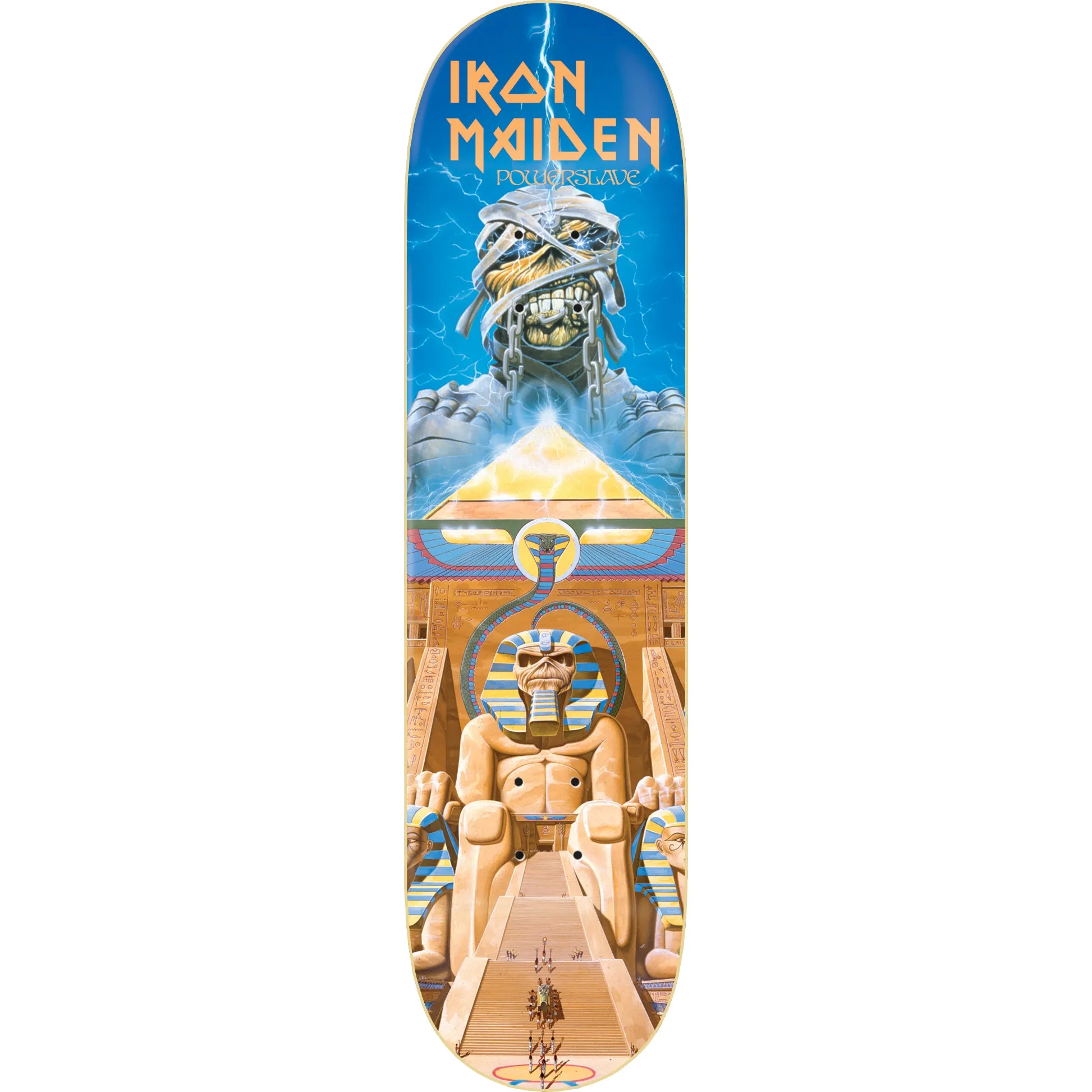 Zero x Iron Maiden Skateboard Deck - Powerslave 8.25''