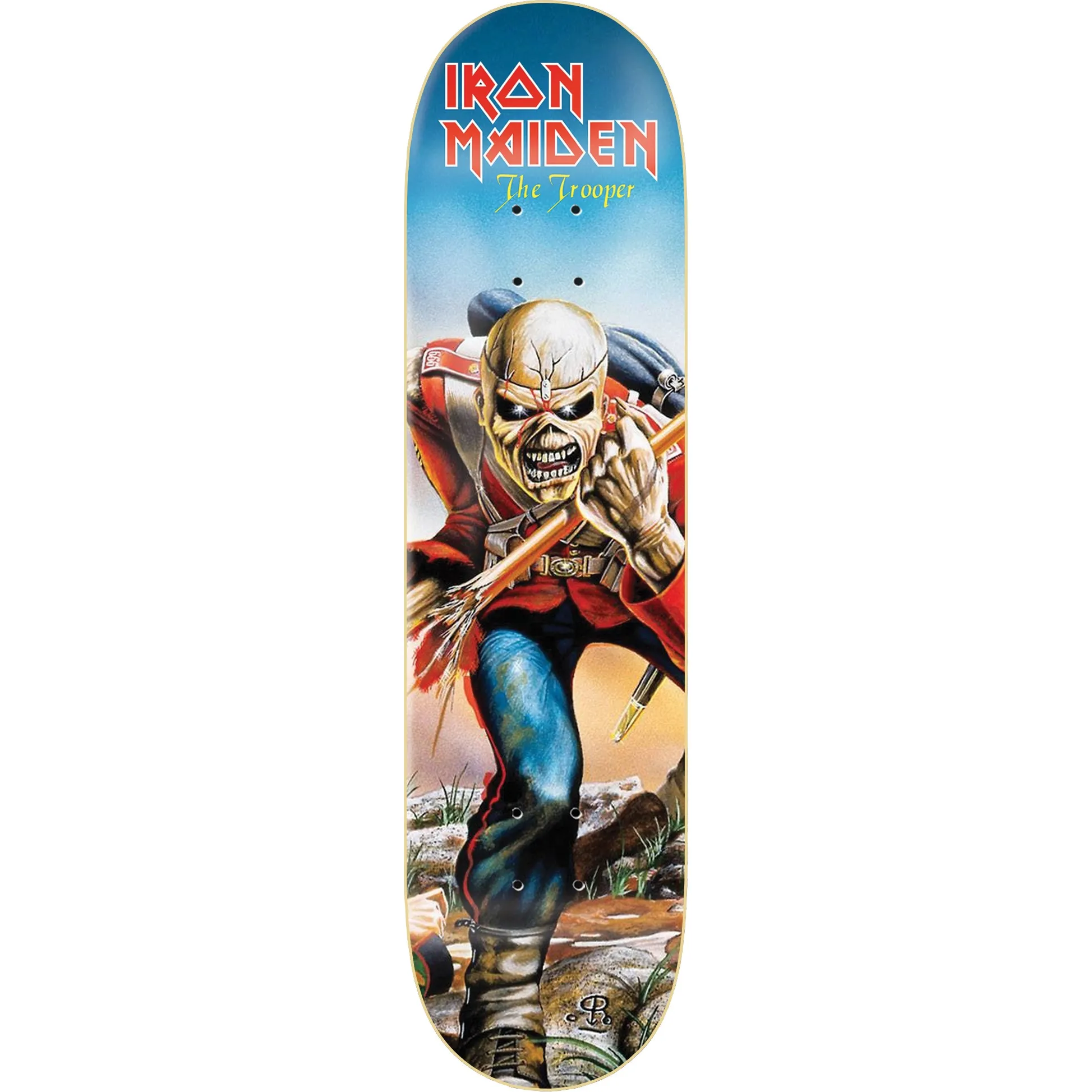 Zero x Iron Maiden Skateboard Deck - The Trooper 8.25''
