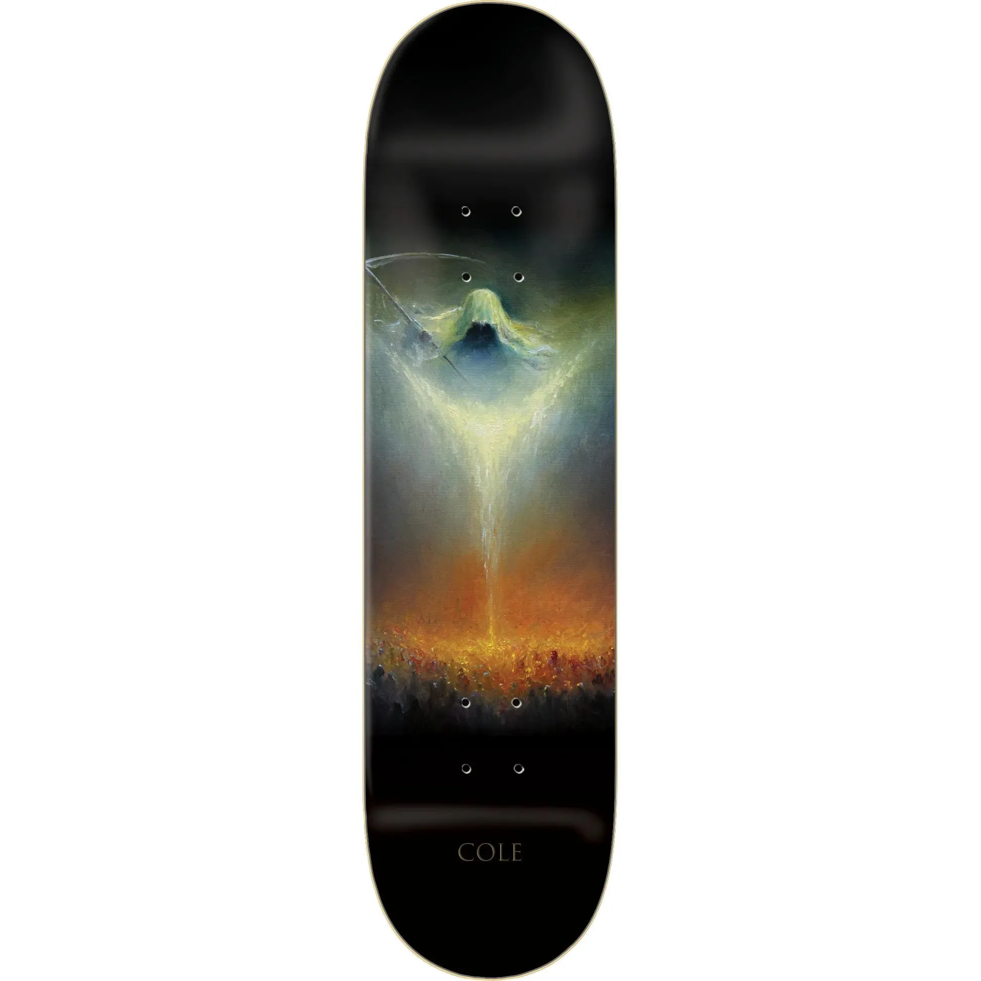 Zero Cole Angel of Death III Skateboard Deck - Black 8.25"