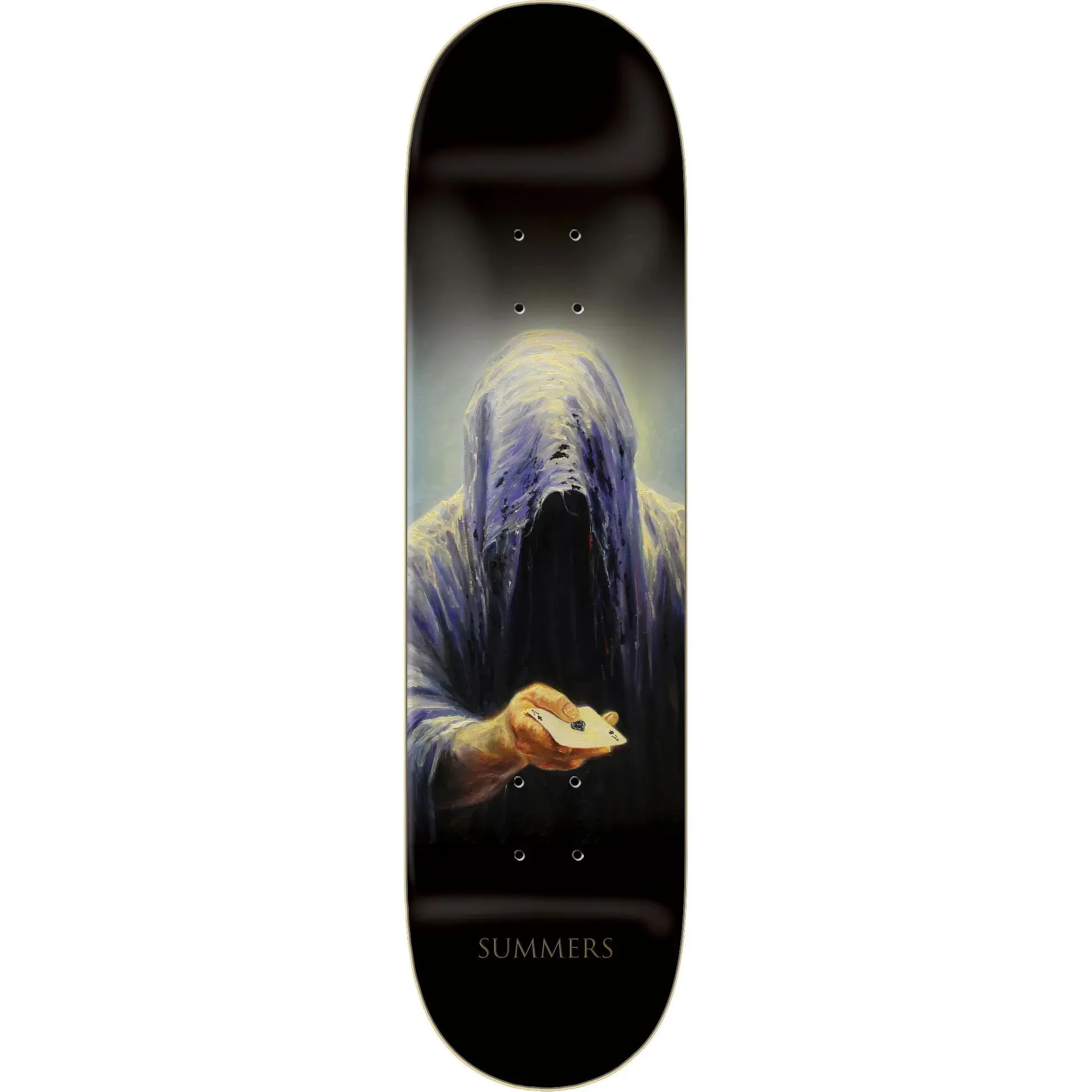 Zero Summers Don't Be Afraid Skateboard Deck - Black 8"