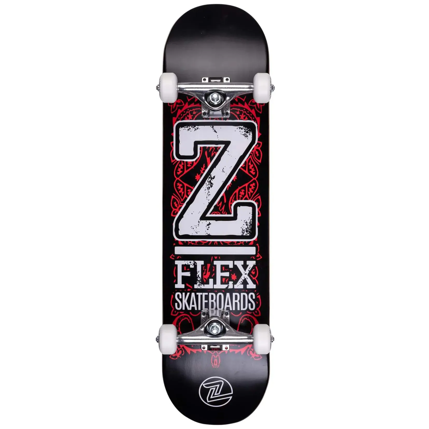 Z-Flex Bold Complete Skateboard - Black/Red 8''