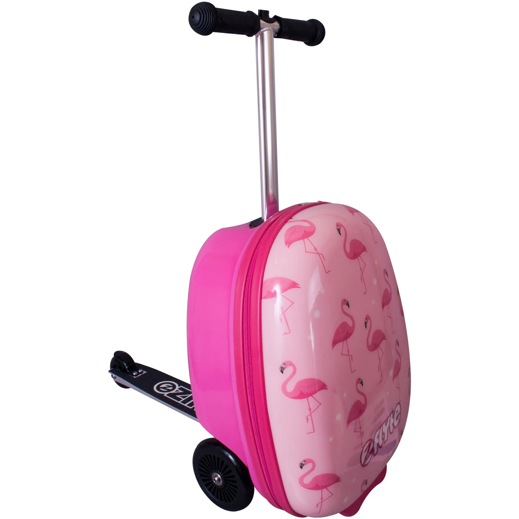 Zinc Flyte Midi Case Scooter - Fifi The Flamingo