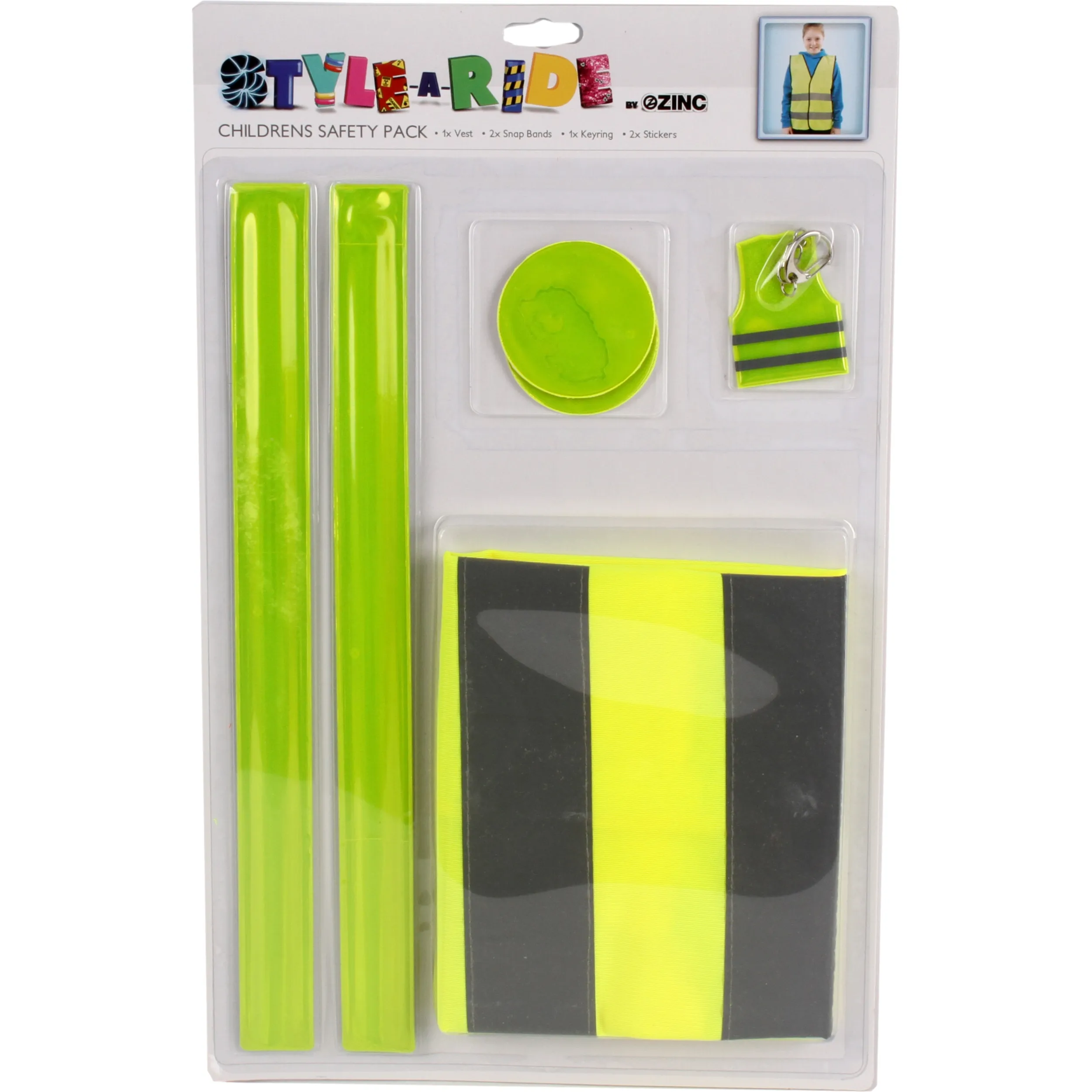 Zinc SAR Kids Reflective Safety Set