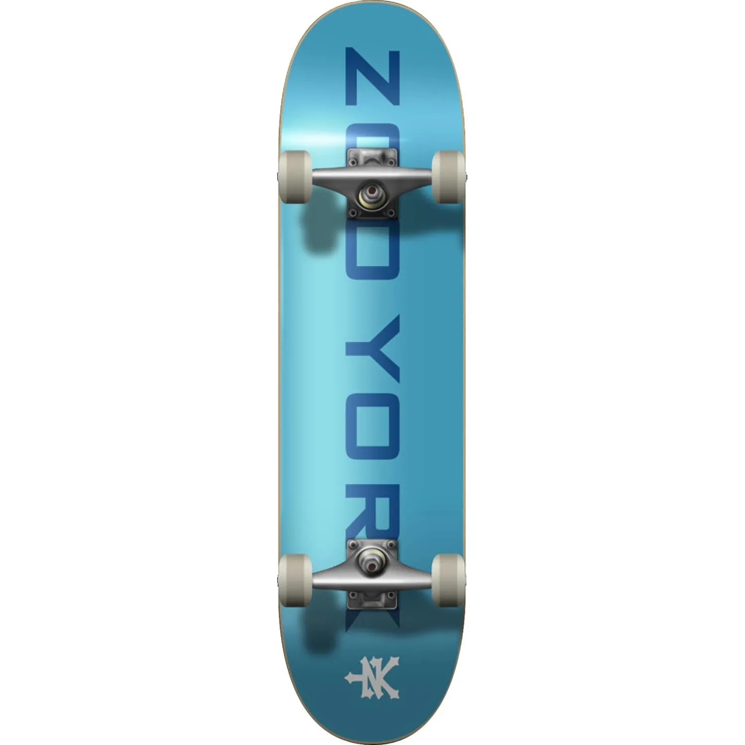 Zoo York Logo Complete Skateboard - Blue 8''