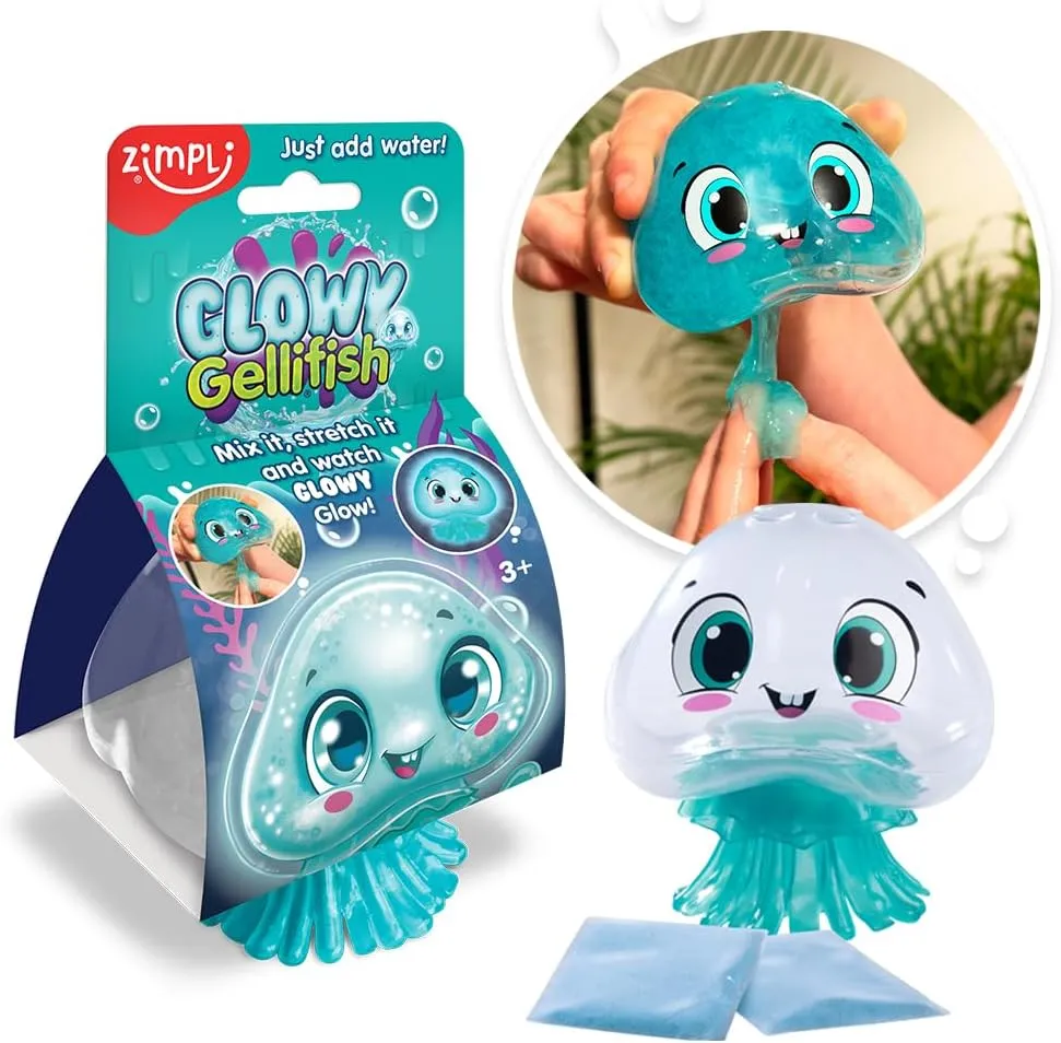 Zimpli Glowy Gellifish – Glow-in-the-Dark Slime Fun!