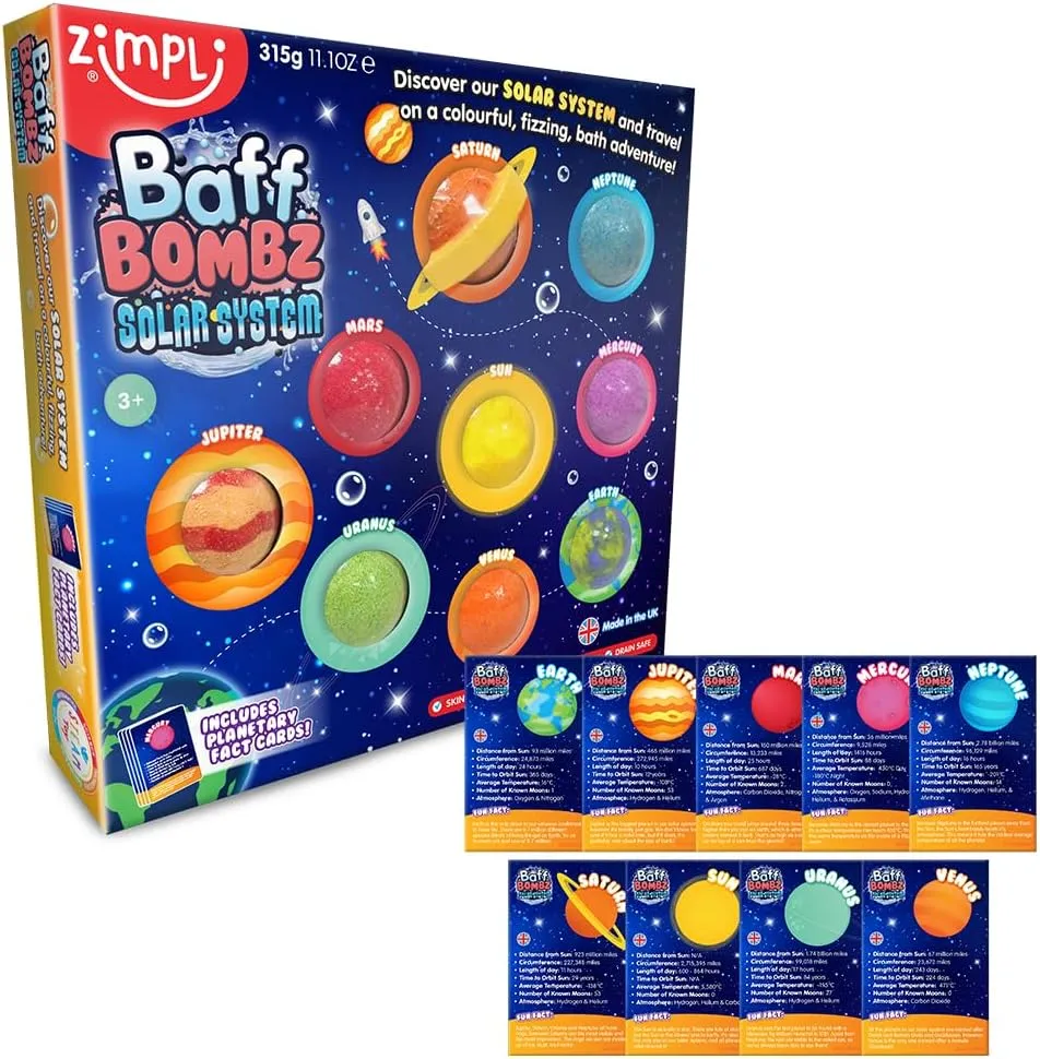 Zimpli Solar System Baff Bombz