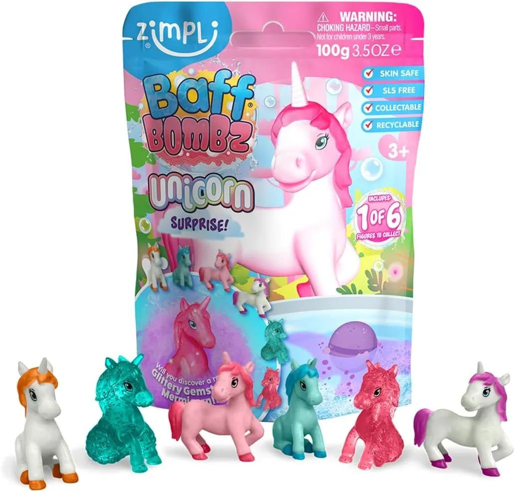 Zimpli Surprise Figure Baff Bombz – Magical Fizzing Bath Fun!