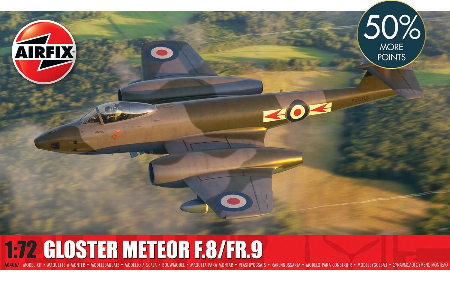 Airfix Gloster Meteor F.8/FR.9 1:72
