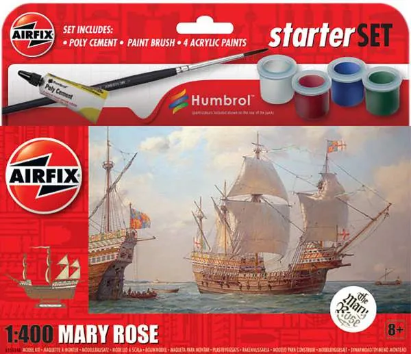Airfix Mary Rose Starter Set 1:400 Scale