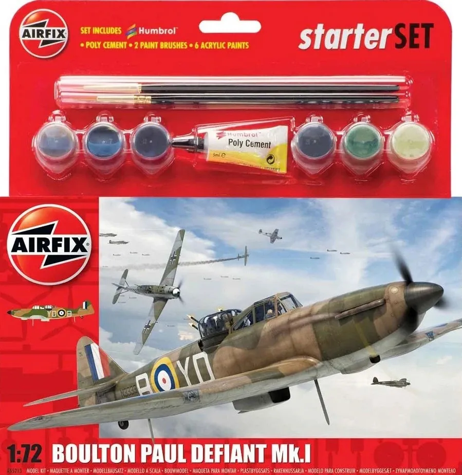 Airfix Boulton Paul Defiant Mk.1 1:72 Starter Set