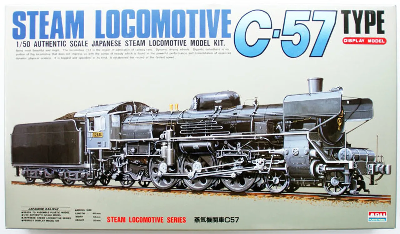 Arii 356036 Japanese Steam Locomotive Type C57 1/50 Scale Kit (Microace)