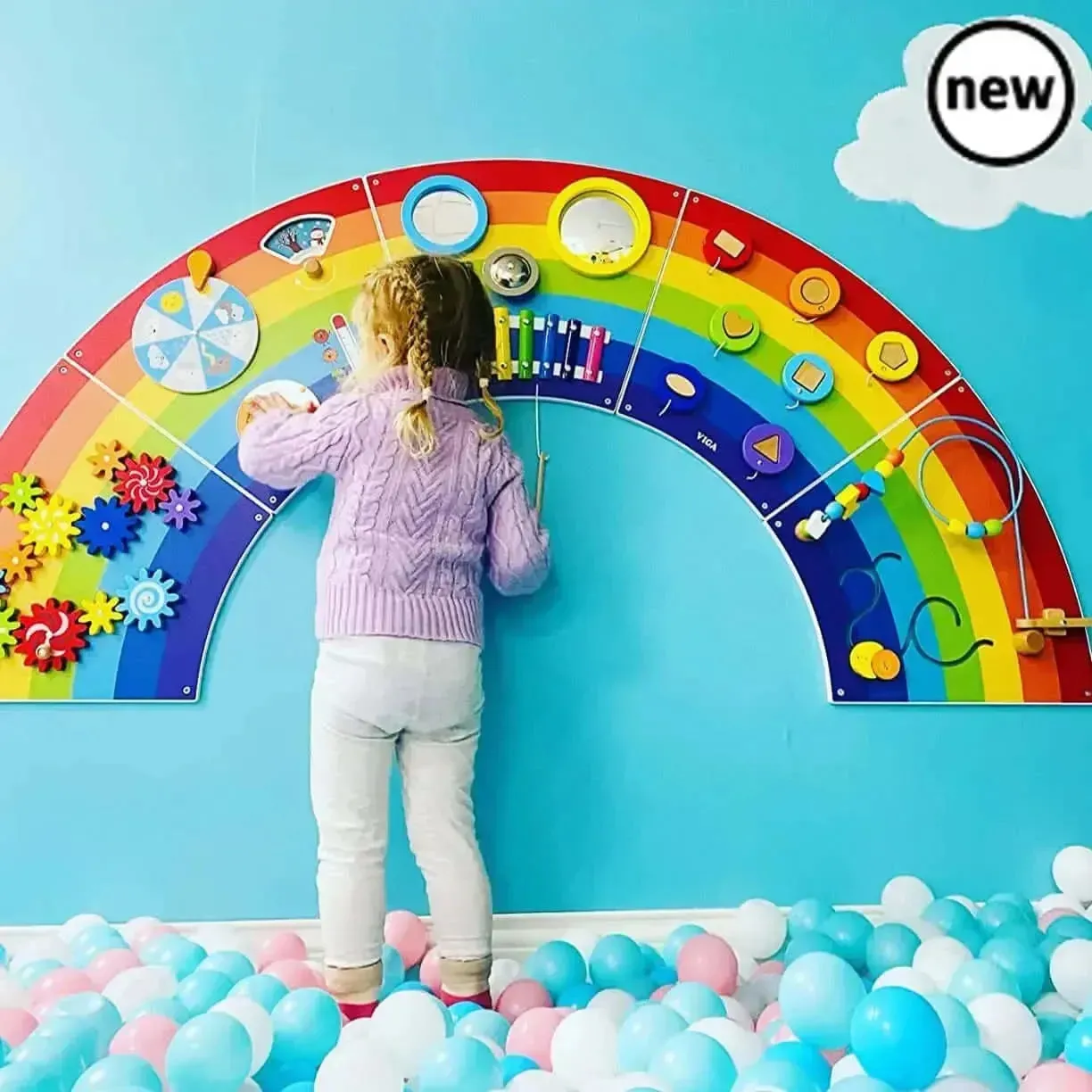 Activity Wall Panel Rainbow