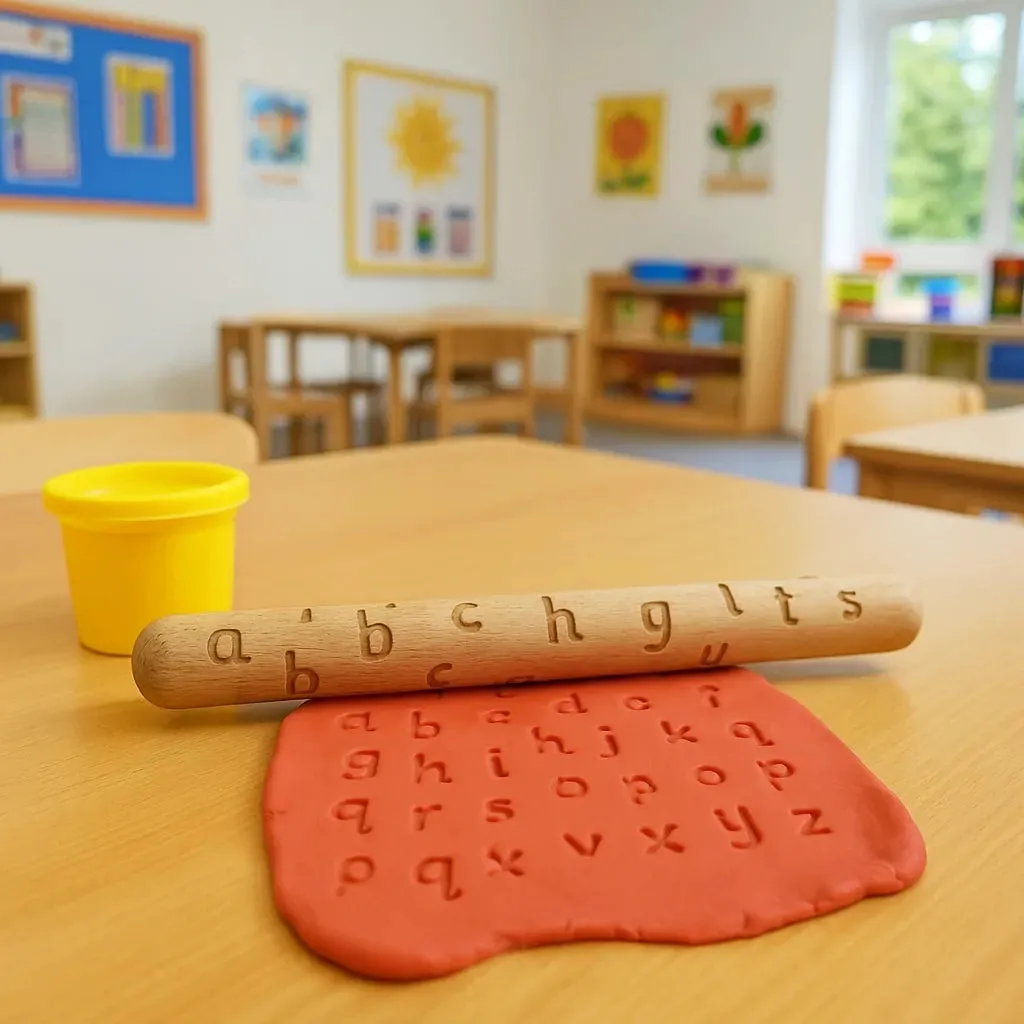 Alphabet Wooden Roller