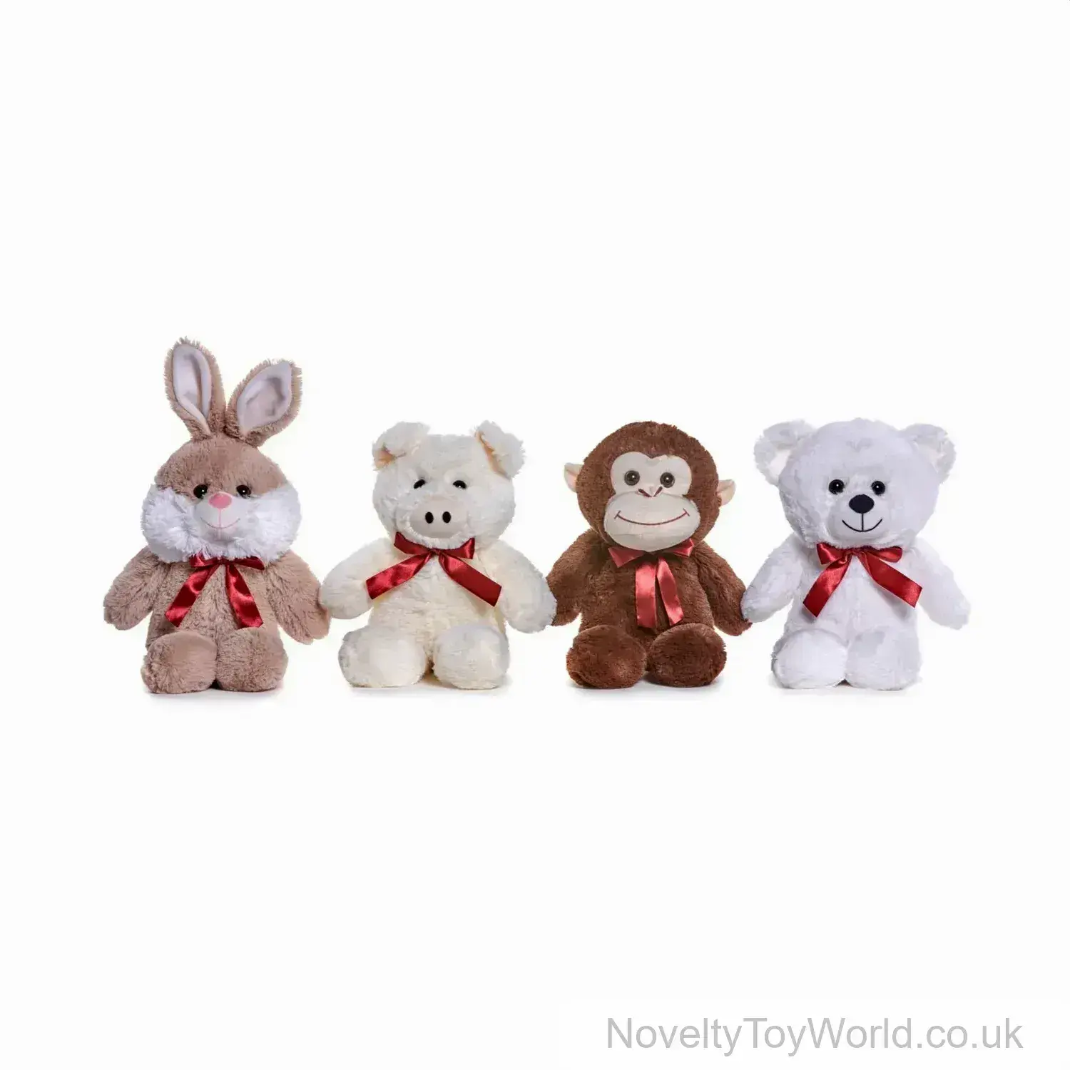 Animal Soft Plush Cuddly Toy - 4 Assorted (30cm)
