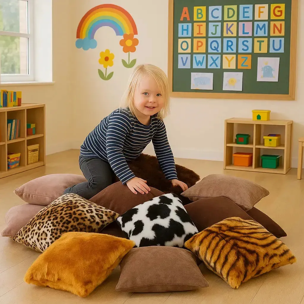 Animal Tactile Cushion Pack of 10