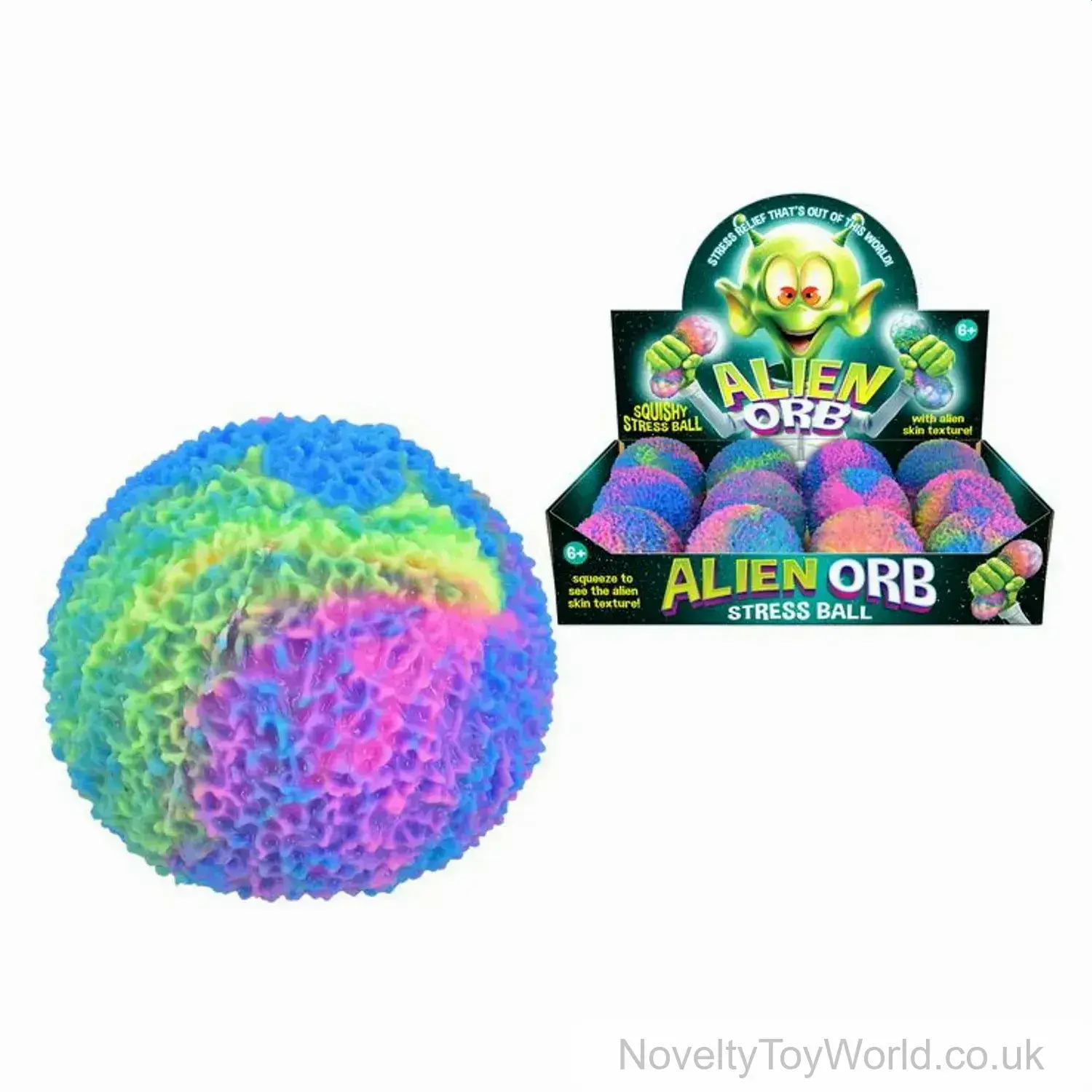 Anti Stress Toy Alien Orb Stress Ball (8cm)
