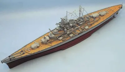 Aeronaut Tirpitz Battleship with Fittings Set