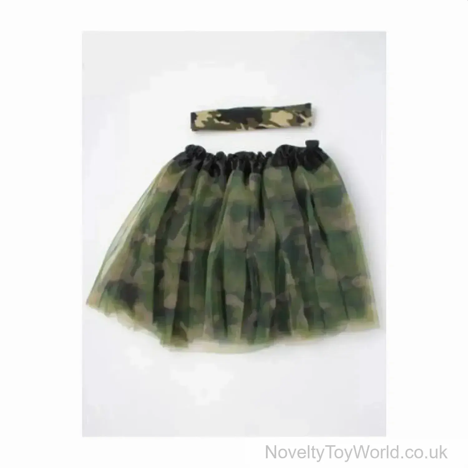 Army Camouflage Tutu & Bandeau Set - Child/Small Adult