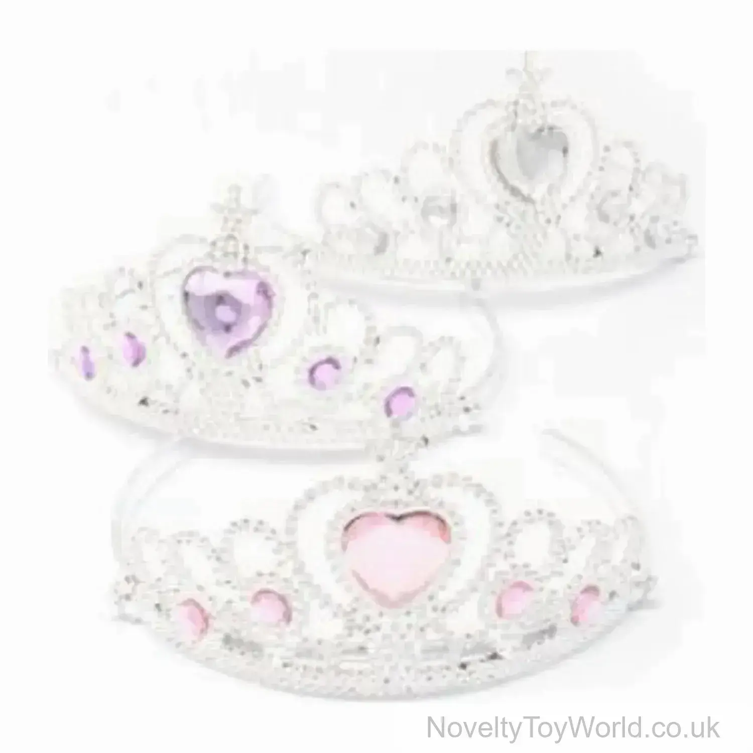 Assorted Colour Stones Princess Tiaras - Girls Fancy Dress