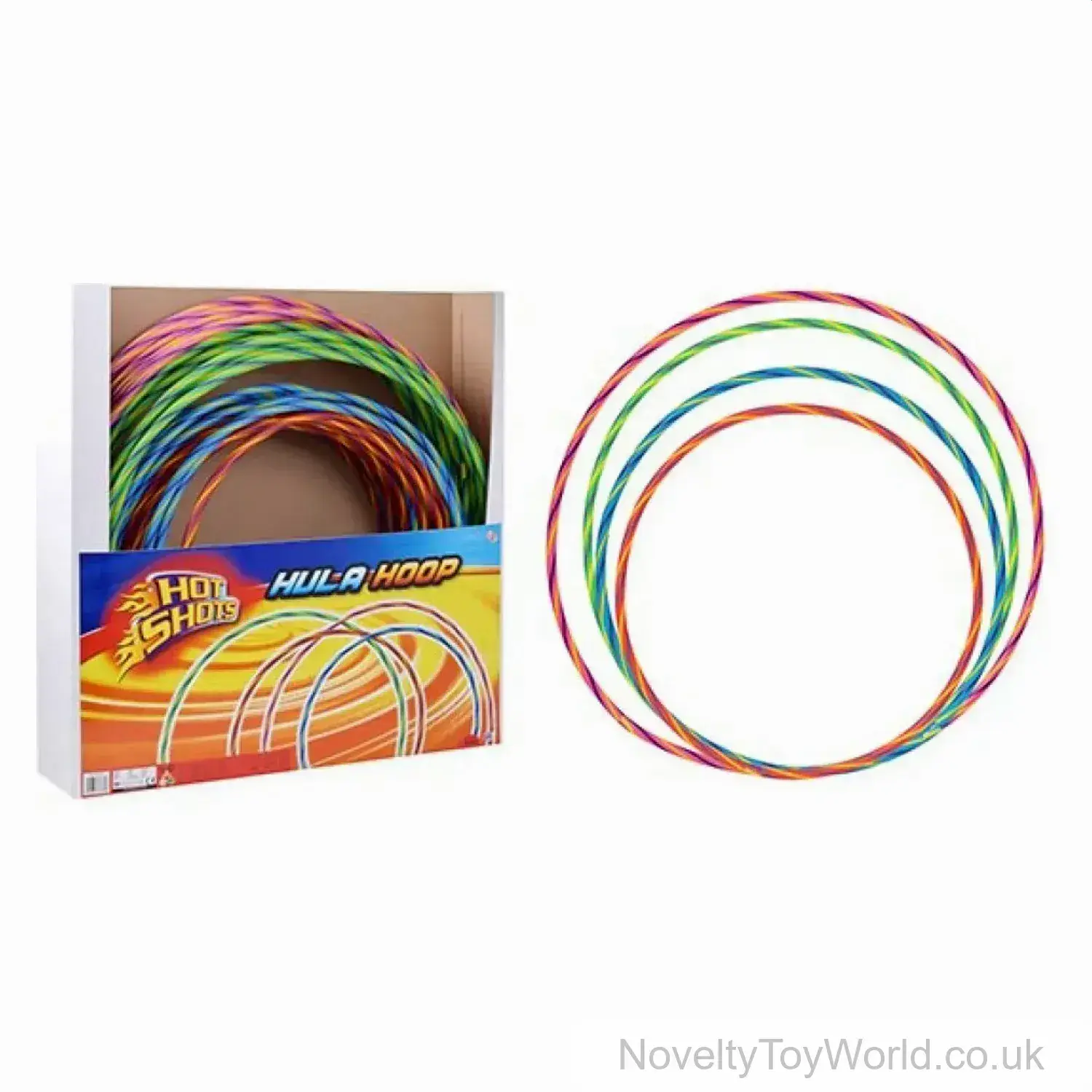 Assorted Sizes Rainbow Hula Hoops - Exercise Toys for Kids