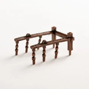 Amati Belaying Pin Rack Kit 30x23x12mm