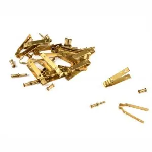 Amati Brass Rudder Hinges 3-4mm pair