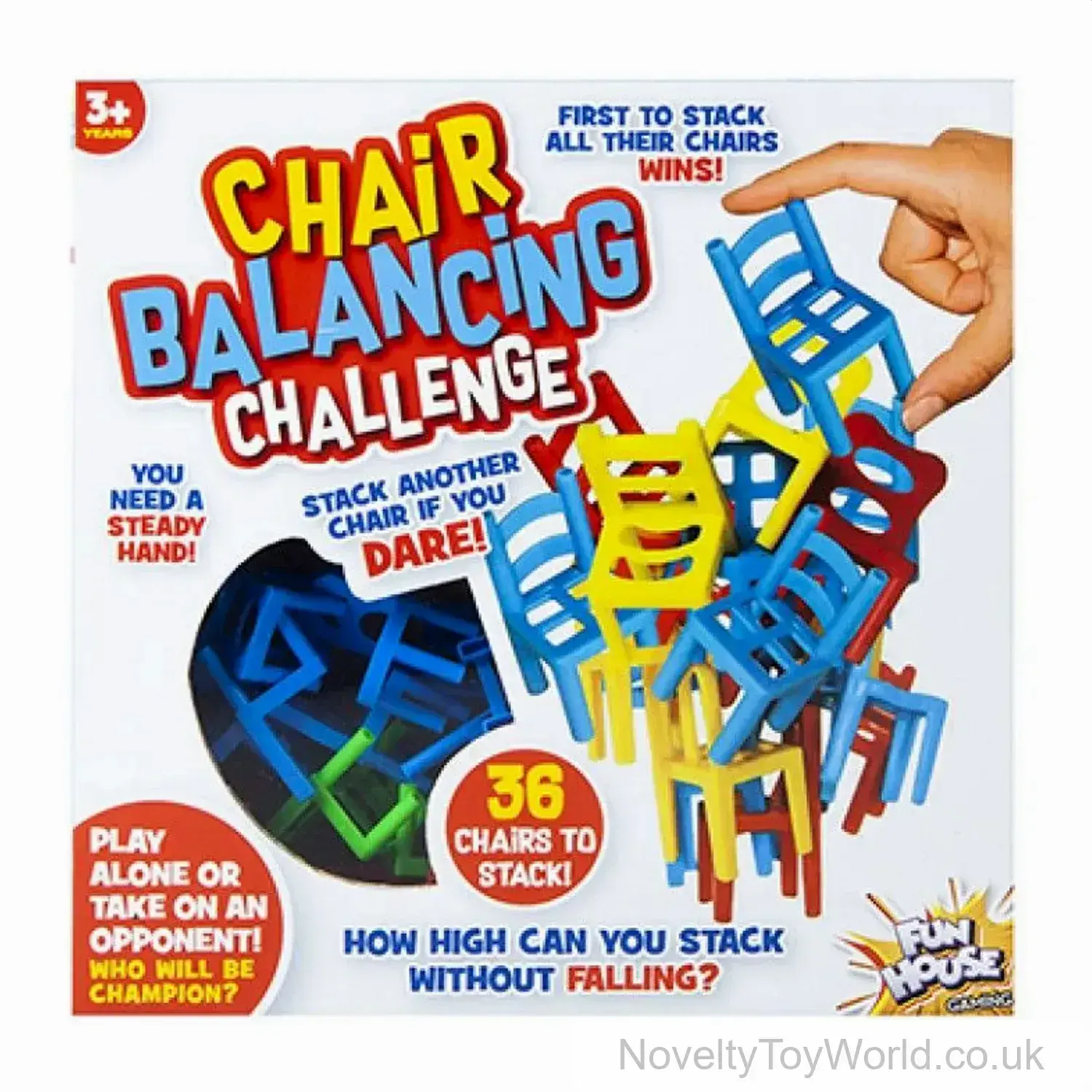 Balancing Chair Game - 48 Piece Novelty Game