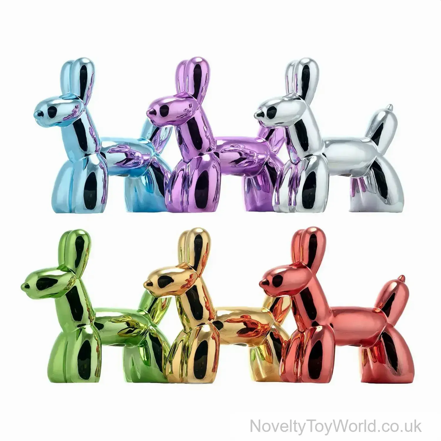 Balloon Animal Dogs Money Box 6 Assorted