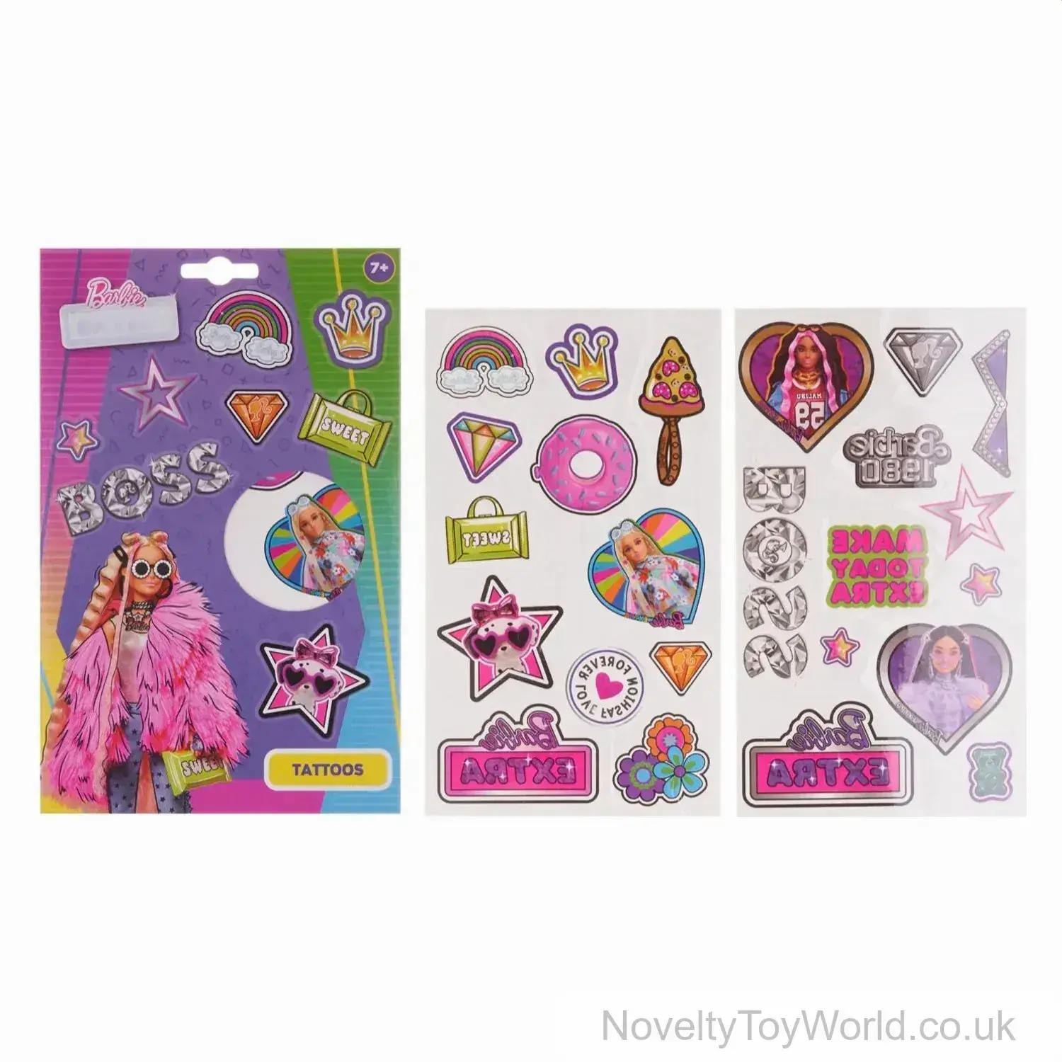 Barbie Extra Licensed Temporary Tattoo Transfers