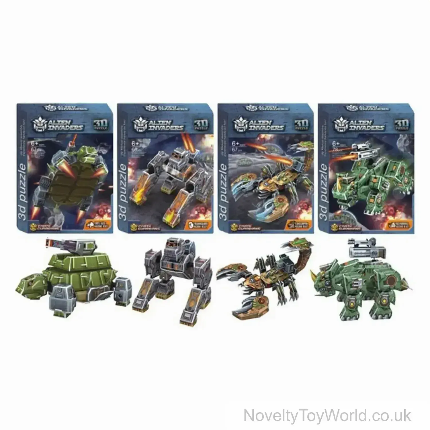 Battle Droid Make Your Own 3D Puzzle - 4 Assorted