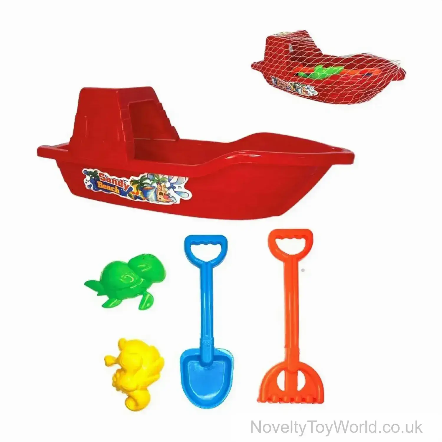 Beach Boat Set With Sand Shapers & Spades