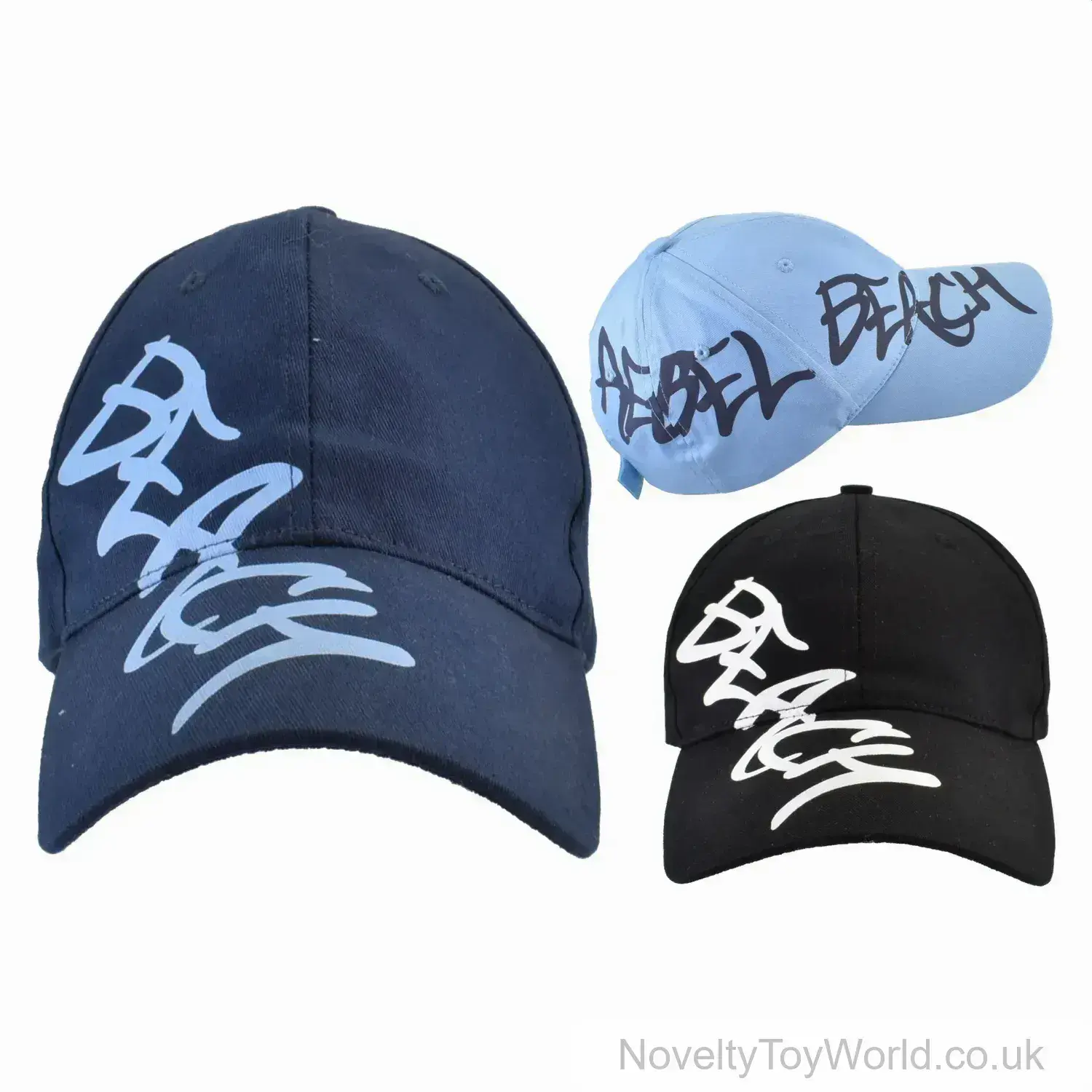 Beach Graffiti Baseball Cap Hat - Adult