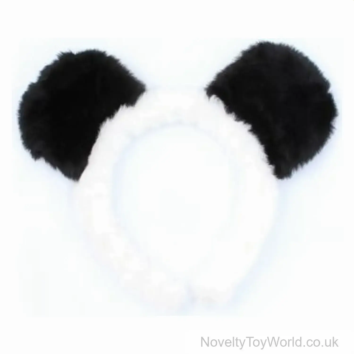 Black and White Panda Ears Party Headband