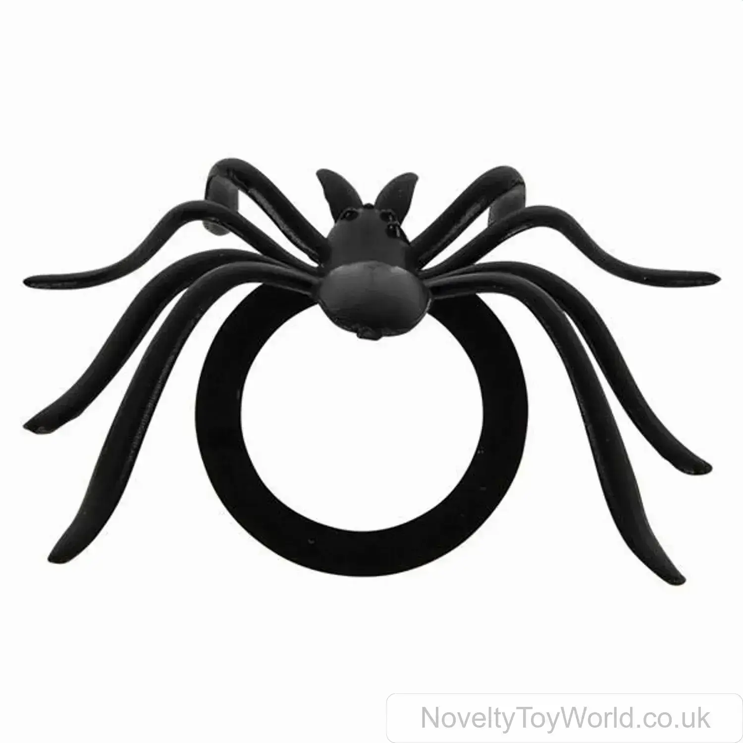 Black Spider Rings - Halloween Novelty