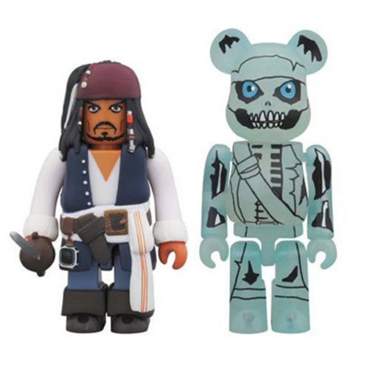 Medicom KUB+BEaR-302 KUBRICK JACK SPARROW & BARBOSSA 4530956303277