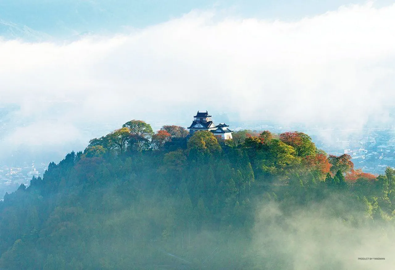 Yanoman Jigsaw Puzzle 01-2059 Echizen Ono Castle Japan (108 L-Pieces)