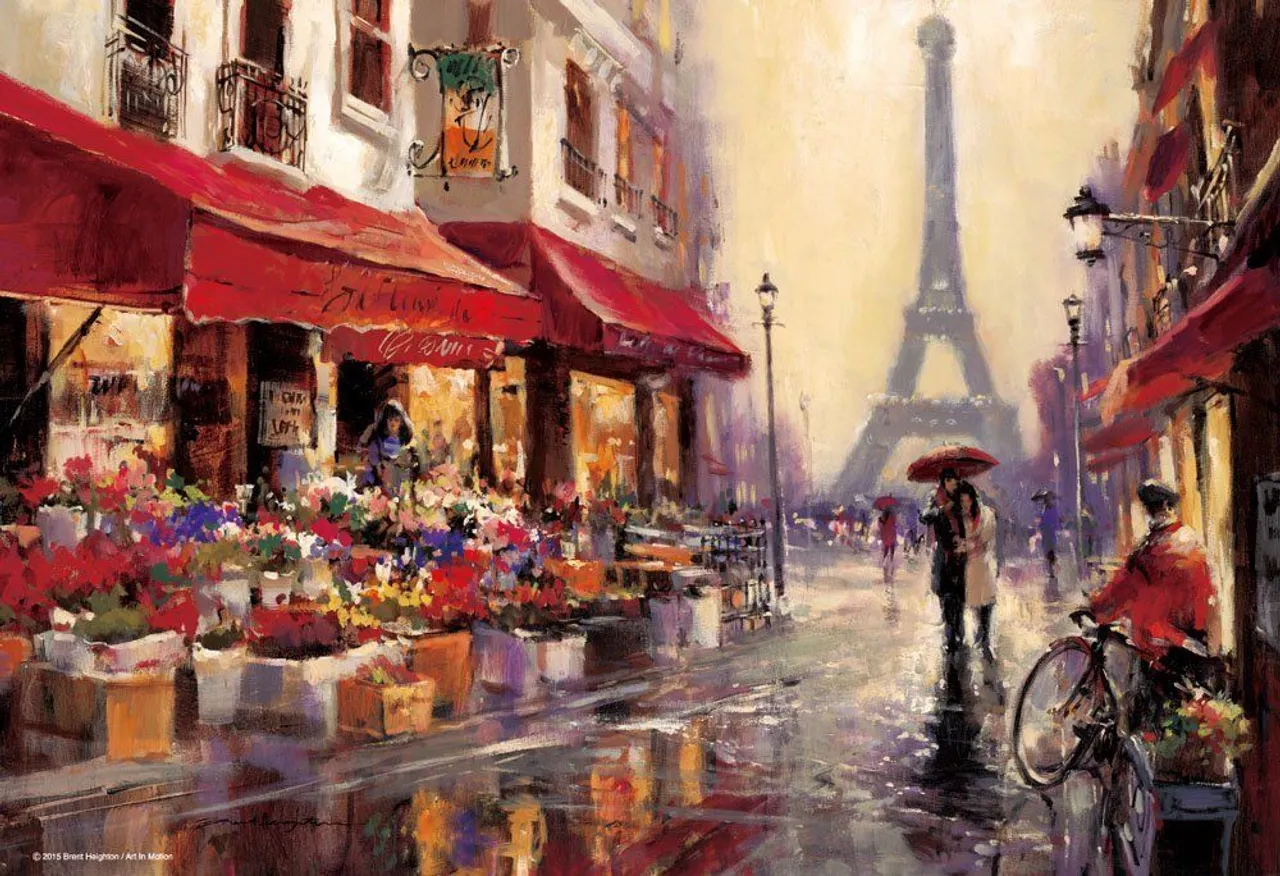 Beverly Jigsaw Puzzle M81-542 Brent Heighton April in Paris (1000 S-Pieces)
