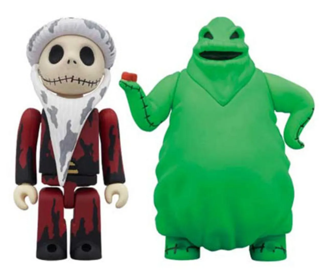 Medicom KUBRICK-305 SANTA JACK (DAMAGE) & OOGIE BOOGIE (GREEN) 4530956173054