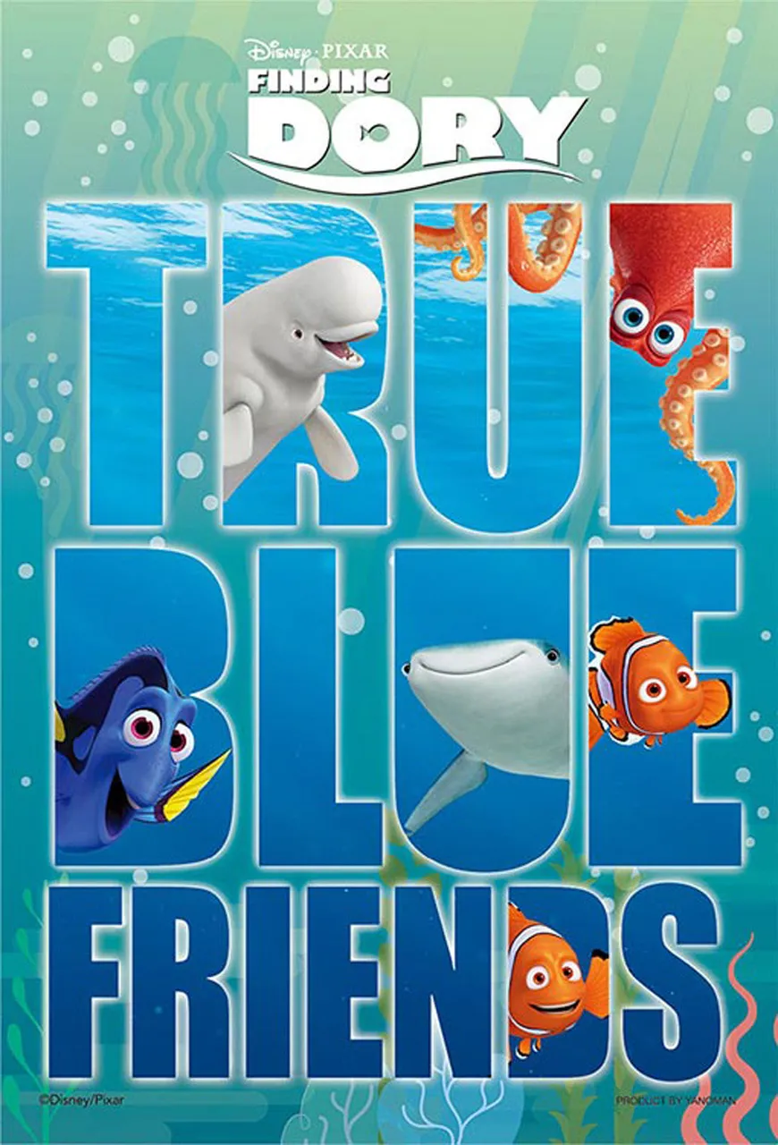 Yanoman Jigsaw Puzzle 99-405 Finding Dory True Dory (99 Small Pieces)