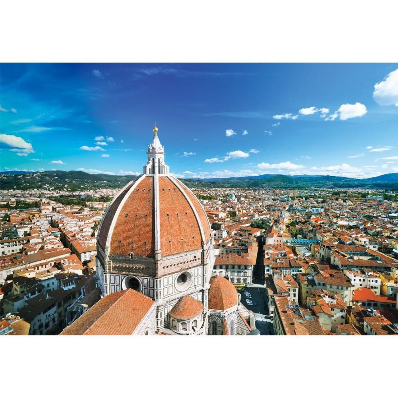 Yanoman Jigsaw Puzzle 35-14 Beautiful City Firenze Italy (500 Small Pieces)