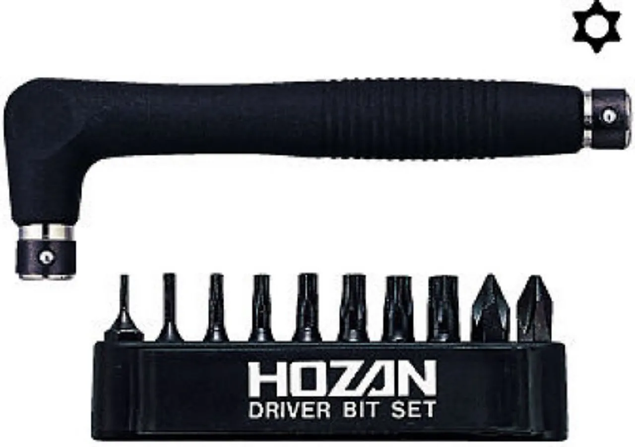 Hozan W-081 (W-81) HEX LOBULAR WRENCH SET