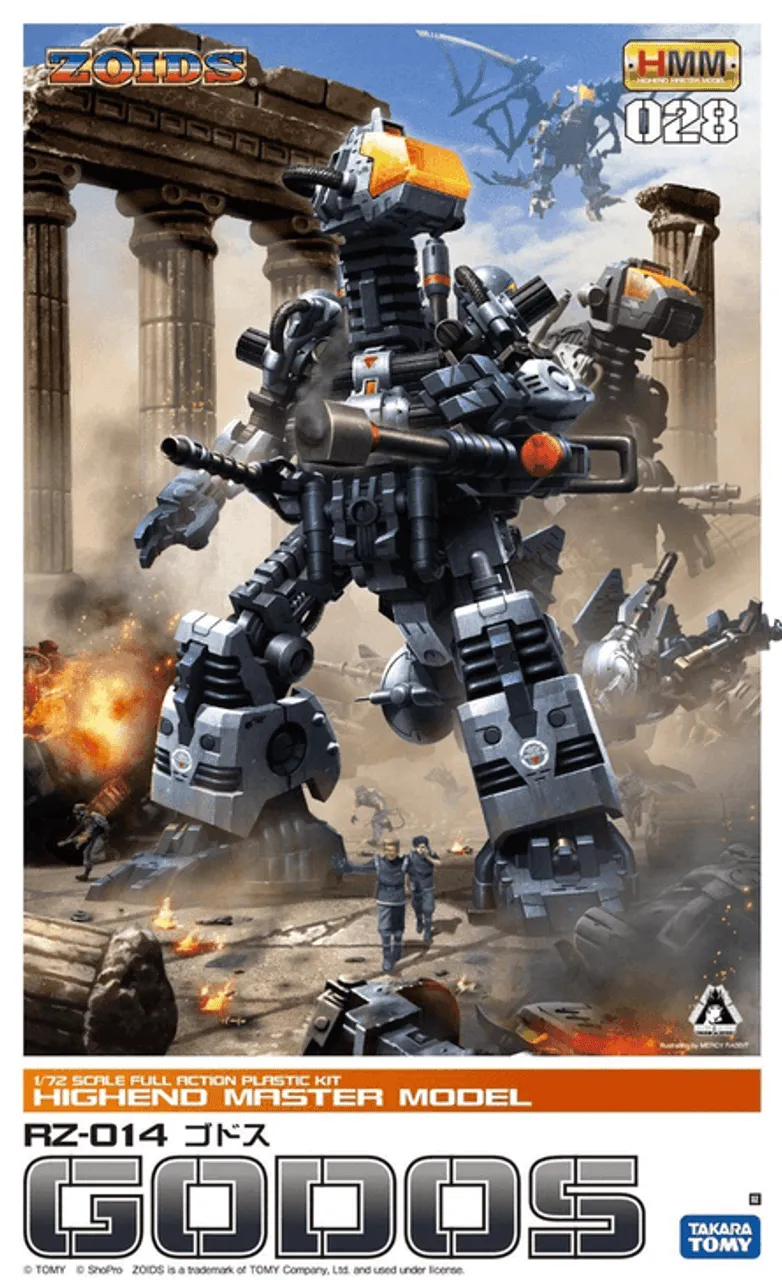 Kotobukiya ZD052 Zoids RZ-014 Godos 1/72 Scale Kit