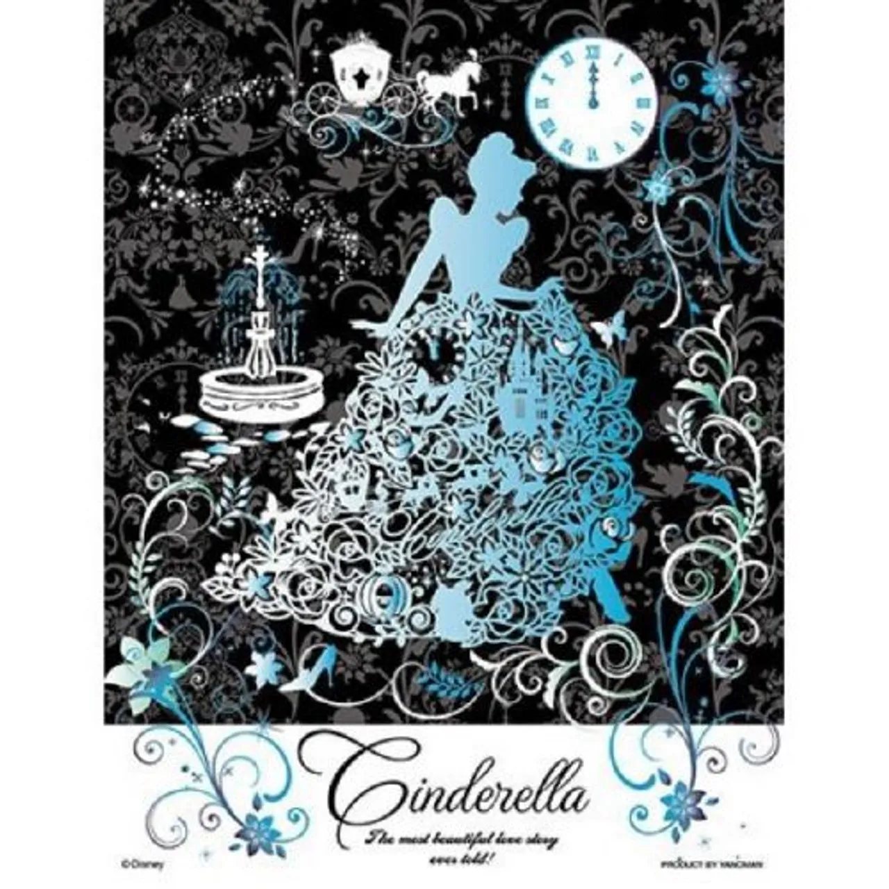 Yanoman Jigsaw Puzzle 42-02 Cinderella (300 Small Pieces)