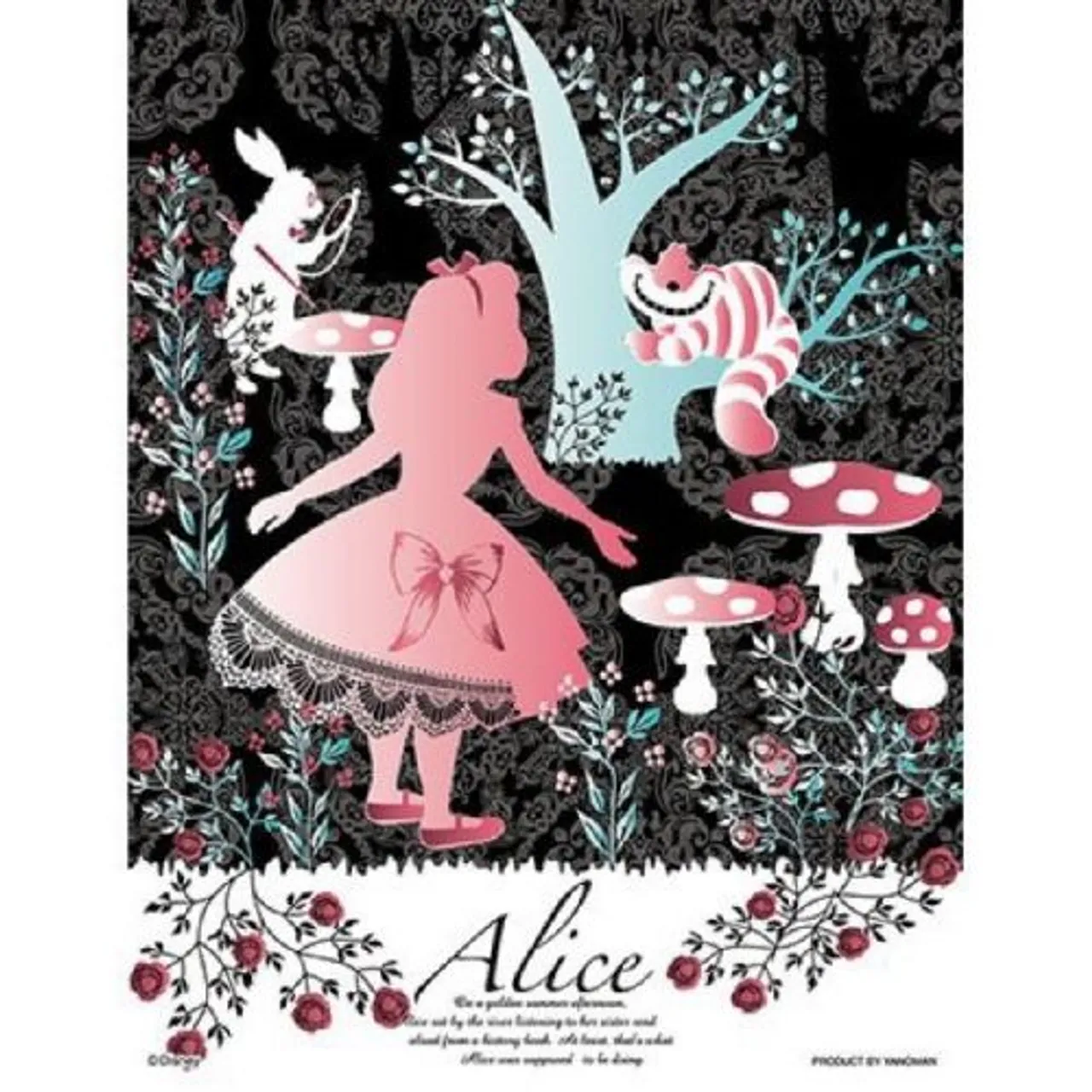 Yanoman Jigsaw Puzzle 42-01 Alice in Wonderland (300 Small Pieces)